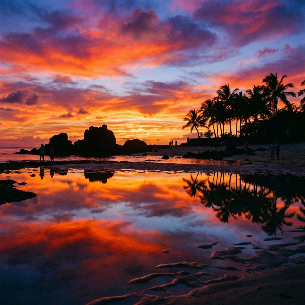 Coucher de Soleil Mauricien